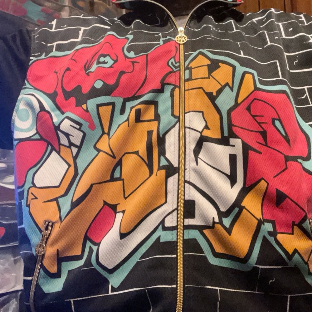 Fresh Prince graffiti art 1980s light weight jacket (RARE)